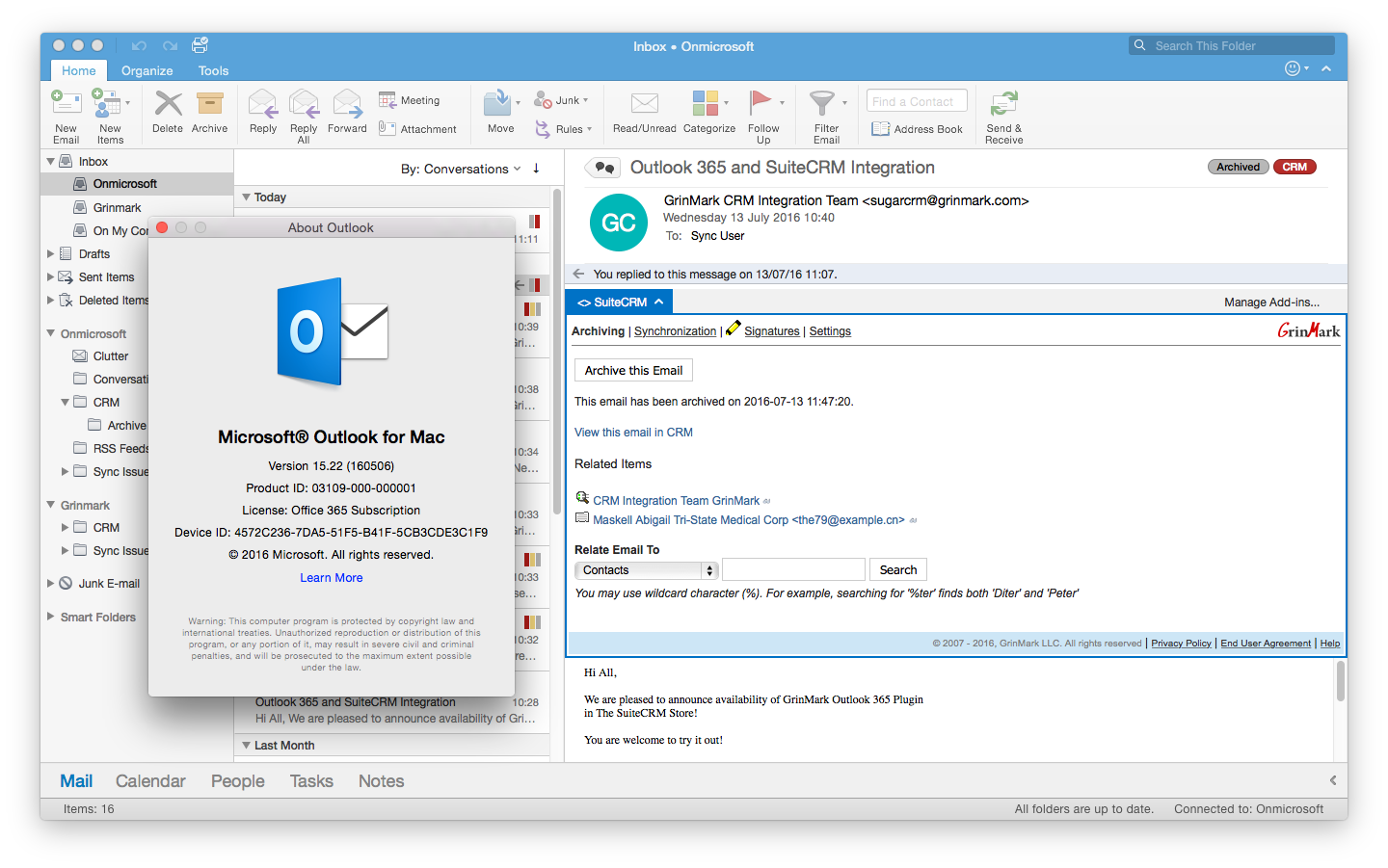 g suite and outlook for mac